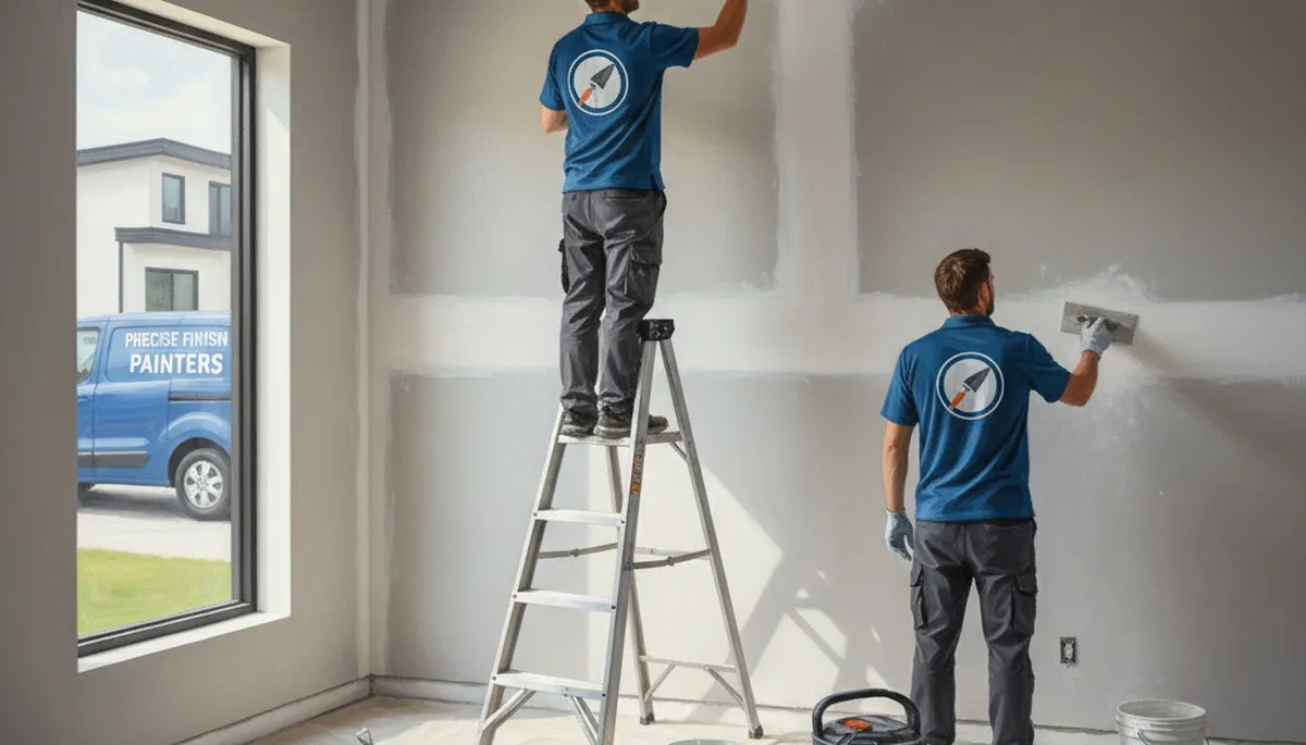 Houston, TX drywall repair by Houston Paint Pros with seamless patching and texture matching