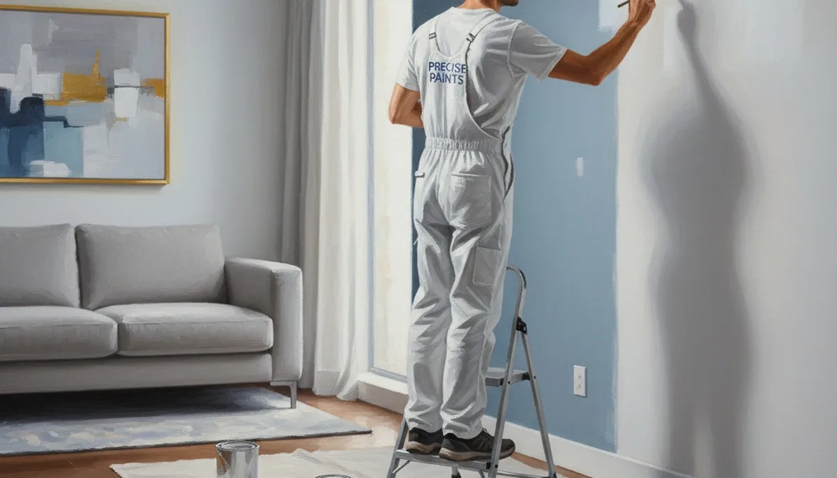 Paint touch-up service in Houston, TX restoring walls, trim, and doors with a fresh finish
