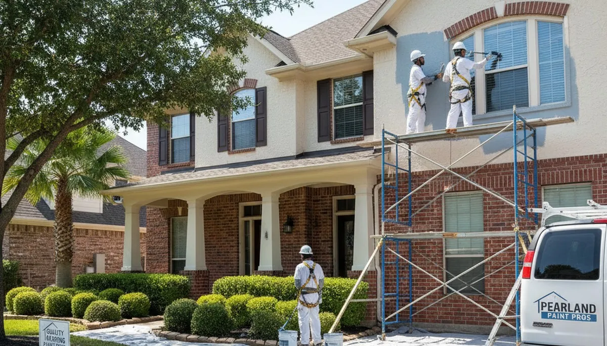 Professional Houston TX painting service for residential and commercial interior and exterior projects
