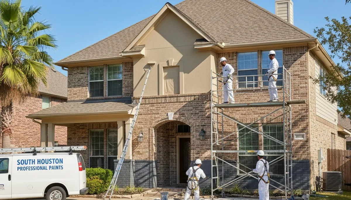 Houston, TX painting contractor providing professional interior and exterior painting services