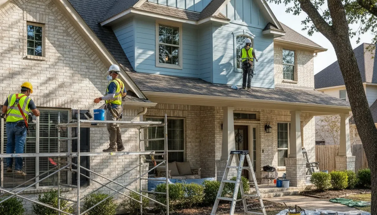 Houston, TX painting company providing professional residential and commercial painting services